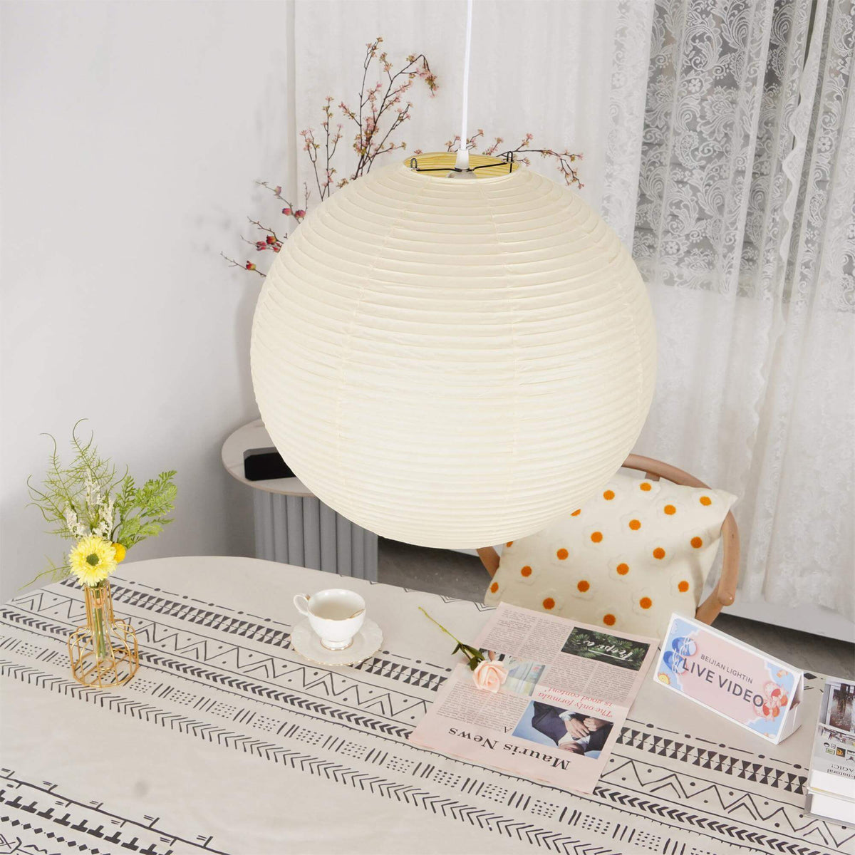 Hanglamp van Papier - Design Verlichting