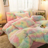 FuzzyHaven | Verander je bed in een knusse haven met deze pluche driedelige beddelenset!