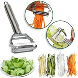 Ultrascherpe RVS Multifunctionele Groenteschiller & Julienne Snijder Aardappel Wortelrasp