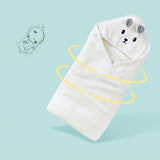 Schattige Kinderbadhanddoek - Voor Badplezier met een Knuffelbare Hoed