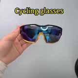Polycarbonaat Fietsbril met 3 Lenzen – Winddichte Bril voor Fietsen, Hardlopen en Outdooractiviteiten