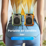 USB Oplaadbare Heupventilator – Draagbaar met Drie Snelheidsinstellingen