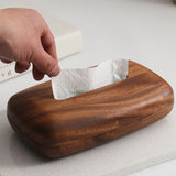 Walnoten Tissuebox Houder – Elegant en Functioneel Design