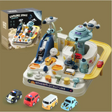 Magnetisch Auto Racebaan – Interactieve Montessori Avonturen Set met Auto's