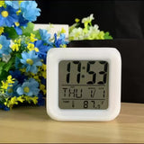 LED Digitale Wekker – Temperatuurweergave en Weervoorspelling, Stille Functie