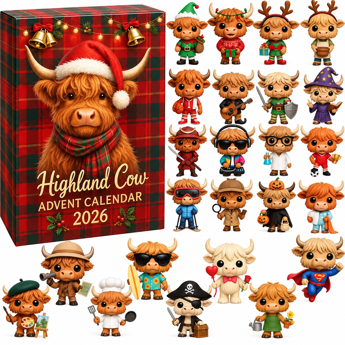 Highland Cow Adventskalender 2026