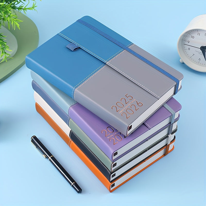 Dikke zakelijke planner 2025 | Agenda | Dagplanner met tijdschema en 365 pagina’s