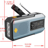 Daykit Draagbare AM/FM Radio – Met Zonnepaneel en Zaklamp