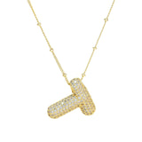 Diamanten Ketting met Letter