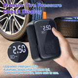 SmartPump Draagbare Luchtcompressor met LED Display - USB Opladen, Voor Banden, Fiets, Motor en Meer