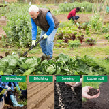 Roestvrijstalen Ergonomisch Tuinwerktuig met Driehoekige Kop – Voor Onkruid en Grond