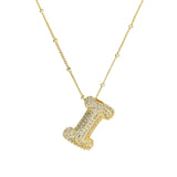 Diamanten Ketting met Letter