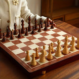 Houten Schaakset – Elegant en Duurzaam voor Wedstrijdschaak en Spelletjesavonden