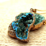 Natuurlijke Kristallen Geode Hanger – Gaia