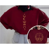 Velaris Stad Van Sterrenlicht Sweatshirt Achterontwerp
