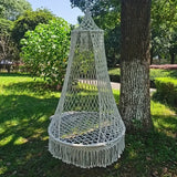BohoSwing Handgeweven Hangstoel – Relaxte Bohemian Vibes