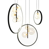Moderne Glazen Hanglamp – Elegante Industriële Ontwerp voor Stijlvolle Interieurs