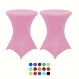 Stretchy Cocktail Tafelhoes - Effen Kleur, Ideaal voor Feesten en Evenementen