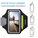Hardloop Telefoonhouder met Oortelefoonhoesje - Verstelbare Armband voor Sporters