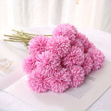 Set van 5 Kunst Chrysant Bloemen – Realistische Bloemstukken voor Bruiloften en Huisdecoratie