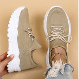 Femke | Trendy Orthopedische Sneaker | Comfortabele Dames Sneakers Geheugenschuim Zool | Voetboogondersteuning & Schokabsorptie | Ideaal voor Wandelen & Dagelijks Gebruik | Superieure Grip | Maten 36-42 | Wit Zwart Beige Roze