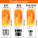 Vlam Effect Lamp - 9W Gesimuleerde Vlam Gloeilamp