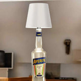 Flessenlicht | Fles als Tafellamp | Oplaadbare Tafellamp | Flessenstop | LumiFles