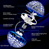 Magische Vliegende Bal met LED-verlichting - Boomerang-drone-speelgoed voor kinderen