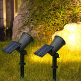 Zonne-reflector tuinlamp LED met schemerschakelaar