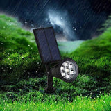 Zonne-reflector tuinlamp LED met schemerschakelaar