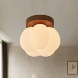 Pompoen Flush Plafondlamp – Speelse & Warme LED Verlichting voor Elke Kamer
