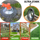 Grassnijder voor in de tuin | Onkruidschijf en stalen borstel | TuinFix