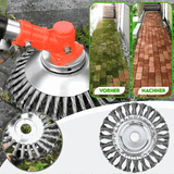 Grassnijder voor in de tuin | Onkruidschijf en stalen borstel | TuinFix
