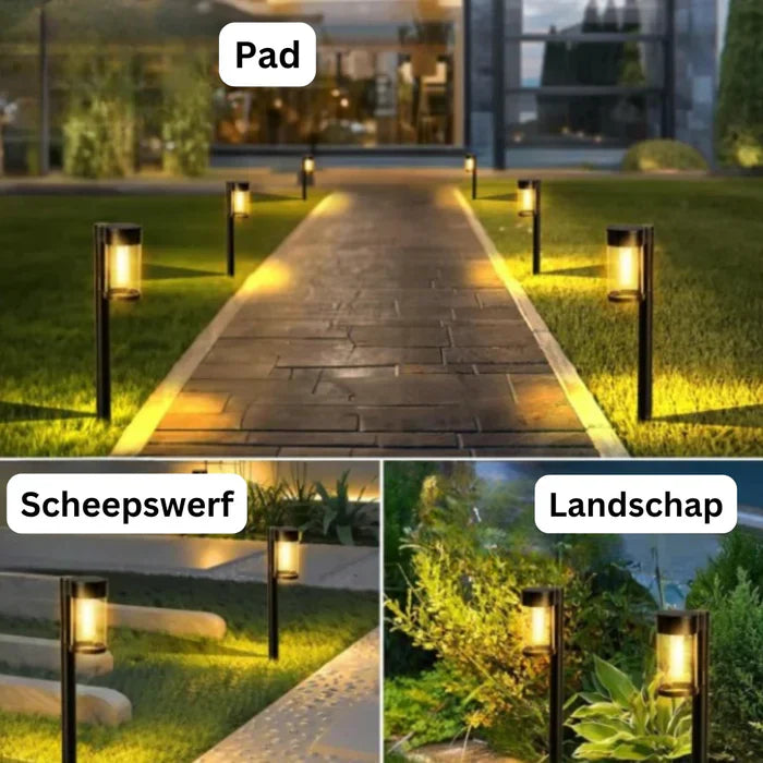 Moderne & Luxe Solar Tuinverlichting - LumiPath