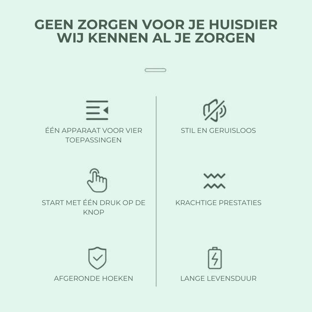4-in-1 Huisdier Trimmer - TrimMaster Pro