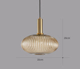 Retro Glas Hanglamp – ColorVibe