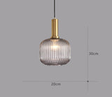 Retro Glas Hanglamp – ColorVibe