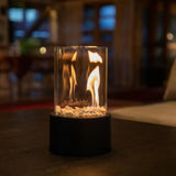 Klassieke olielamp met open vlam - Lumora