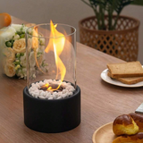 Klassieke olielamp met open vlam - Lumora