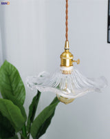 Noordse Design LED-Hanglamp | Kleurrijke glas- en koperverlichting voor slaapkamer, woonkamer & bar