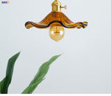 Noordse Design LED-Hanglamp | Kleurrijke glas- en koperverlichting voor slaapkamer, woonkamer & bar