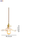 Noordse Design LED-Hanglamp | Kleurrijke glas- en koperverlichting voor slaapkamer, woonkamer & bar