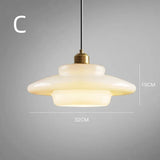 Mid-Century Witte Glazen Hanglamp – Verstelbare Messing Hanglamp