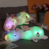 Lunacorn Verlicht Eenhoorn | Knuffelige Pluche Vriend | Regenboog-LED's | Perfect Cadeau voor Kinderen