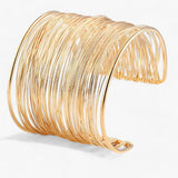 Verguld bracelet van gelaagd draad - Auryn