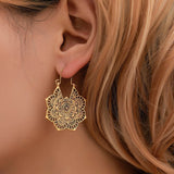 Lotus Mandala-Oorbellen – Levana