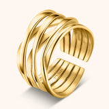 Stijlvolle Vertakte Ring – Nora