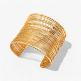 Verguld bracelet van gelaagd draad - Auryn