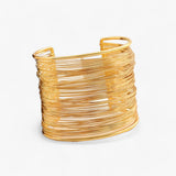 Verguld bracelet van gelaagd draad - Auryn