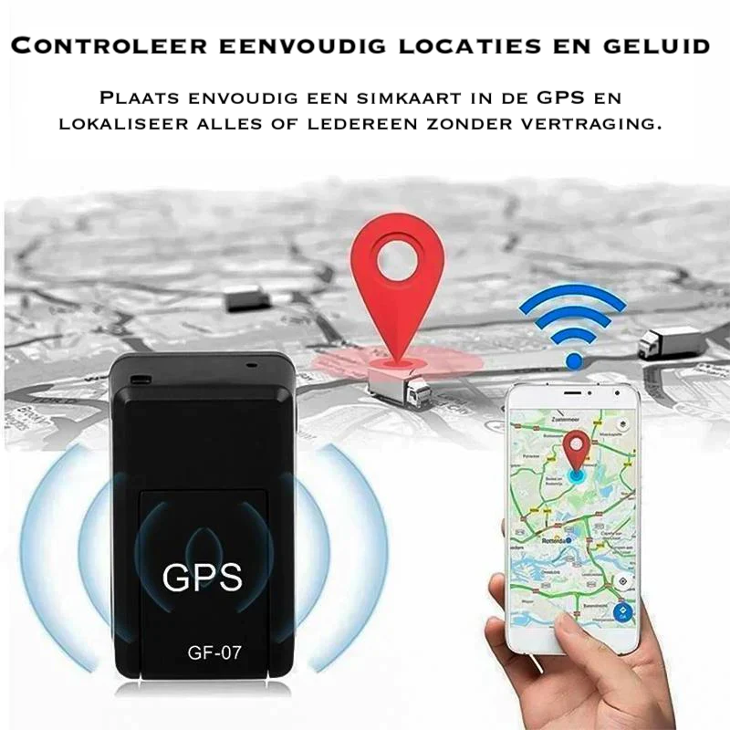 Compacte GPS-Tracker - Real-time Locatie voor Veiligheid en Gemoedsrust